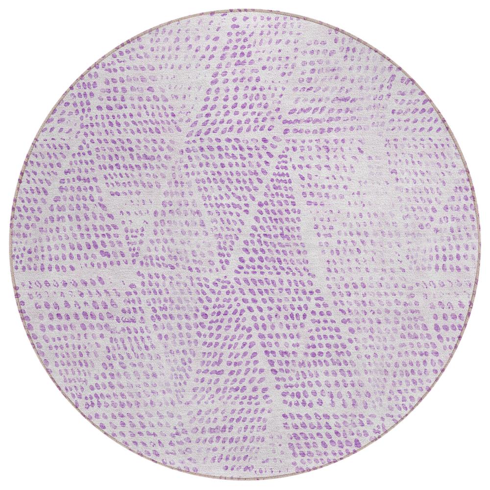 Chantille ACN591 Purple 8' x 8' Rug. Picture 1