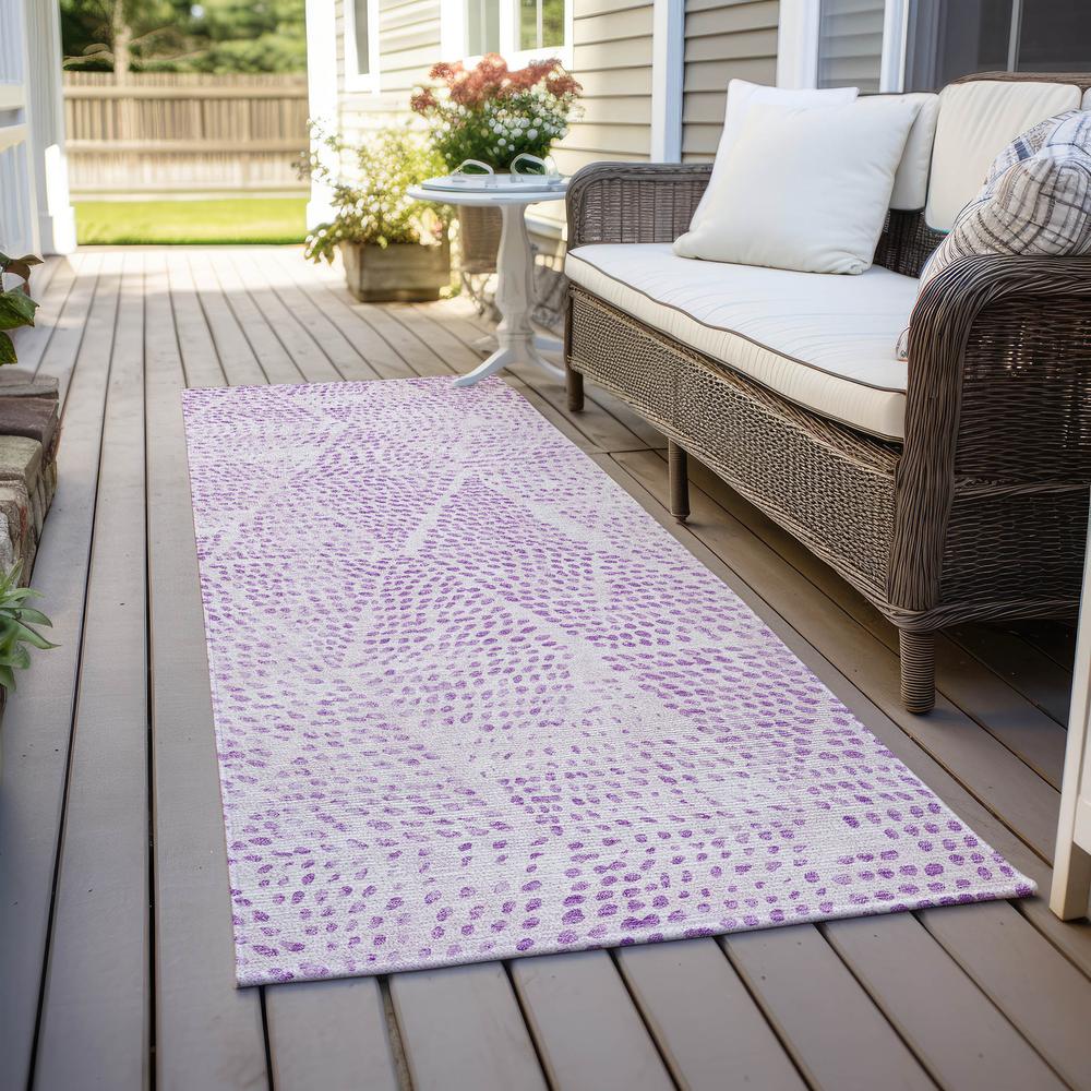 Chantille ACN591 Purple 2'3" x 7'6" Rug. Picture 7
