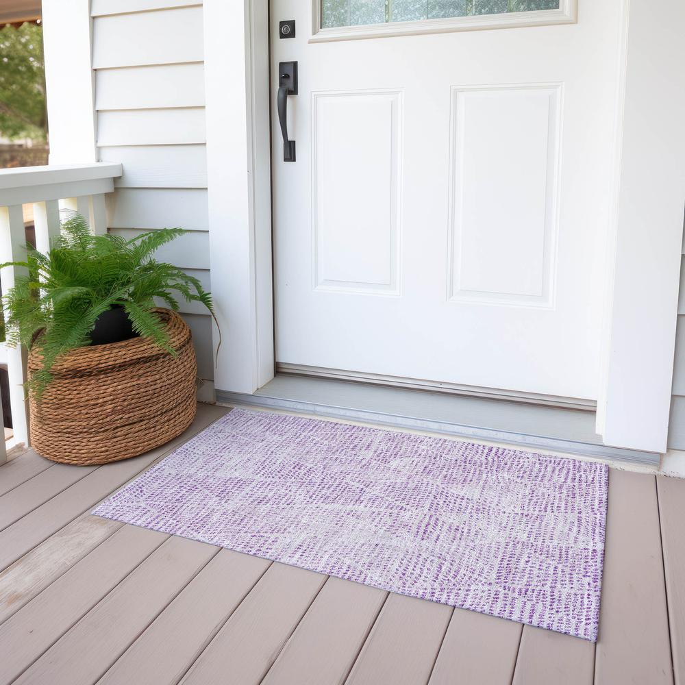 Chantille ACN591 Purple 1'8" x 2'6" Rug. Picture 7