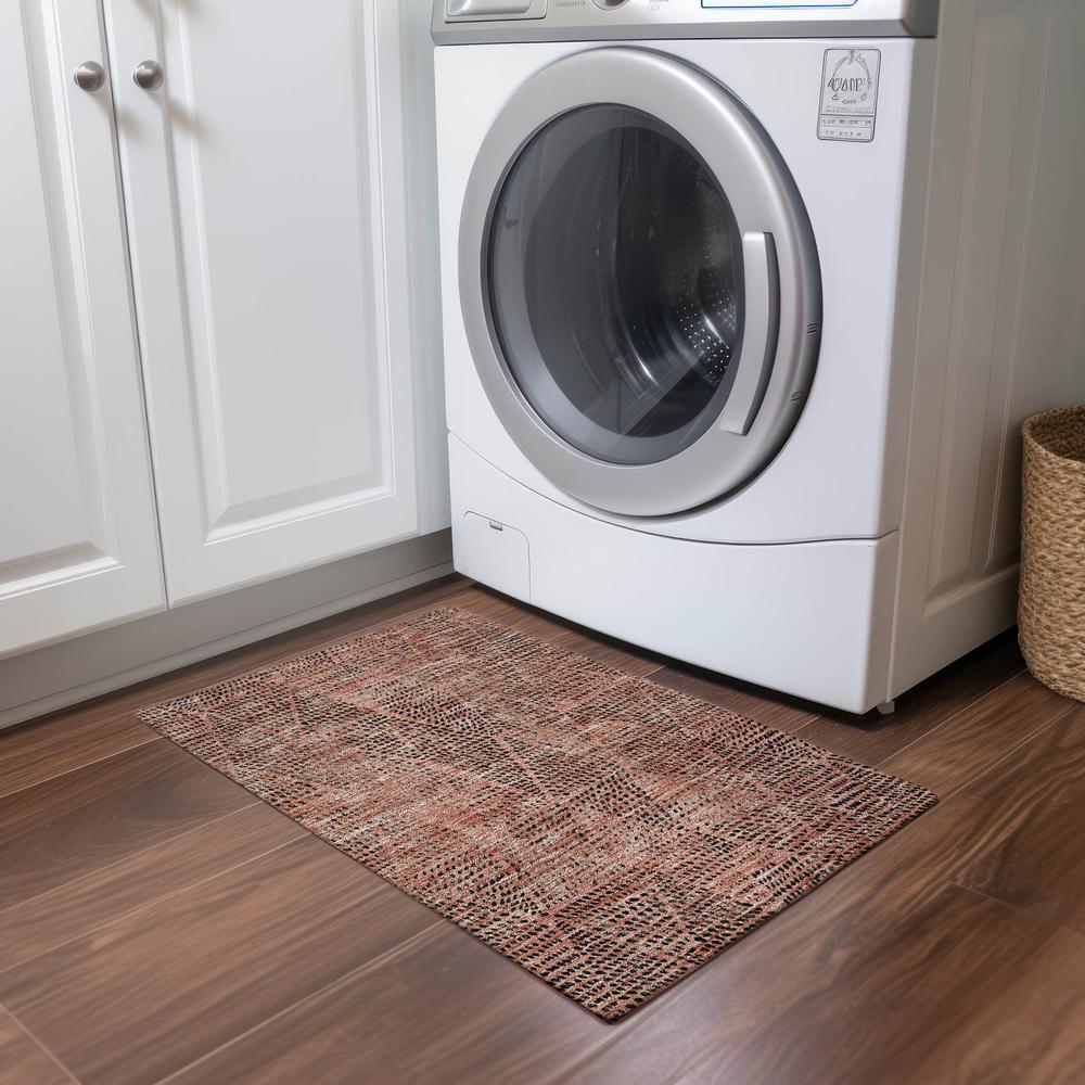 Chantille ACN591 Orange 1'8" x 2'6" Rug. Picture 6