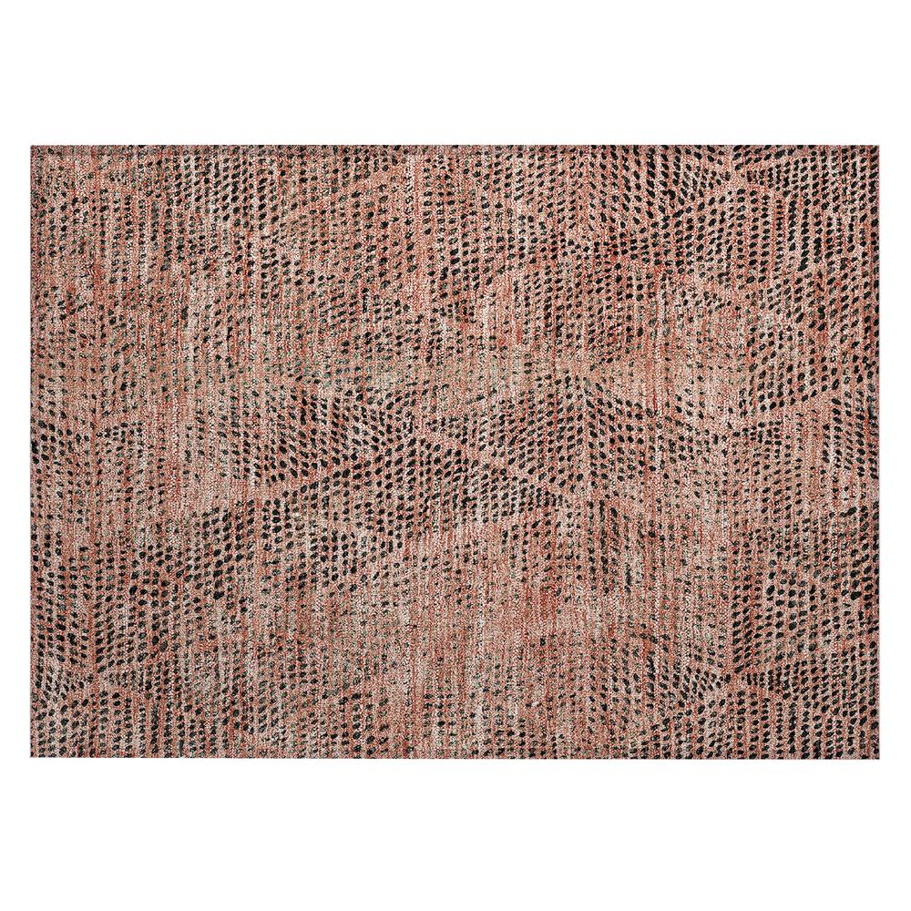 Chantille ACN591 Orange 1'8" x 2'6" Rug. Picture 1