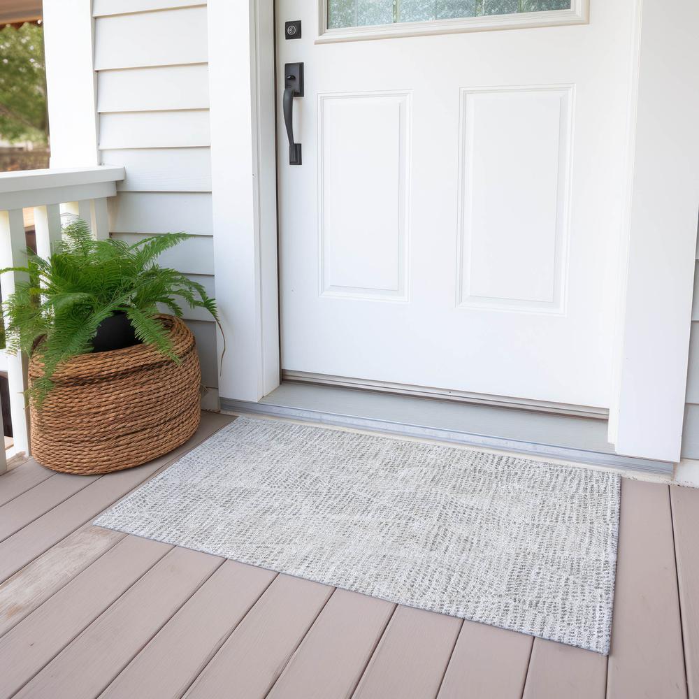 Chantille ACN591 Gray 1'8" x 2'6" Rug. Picture 7
