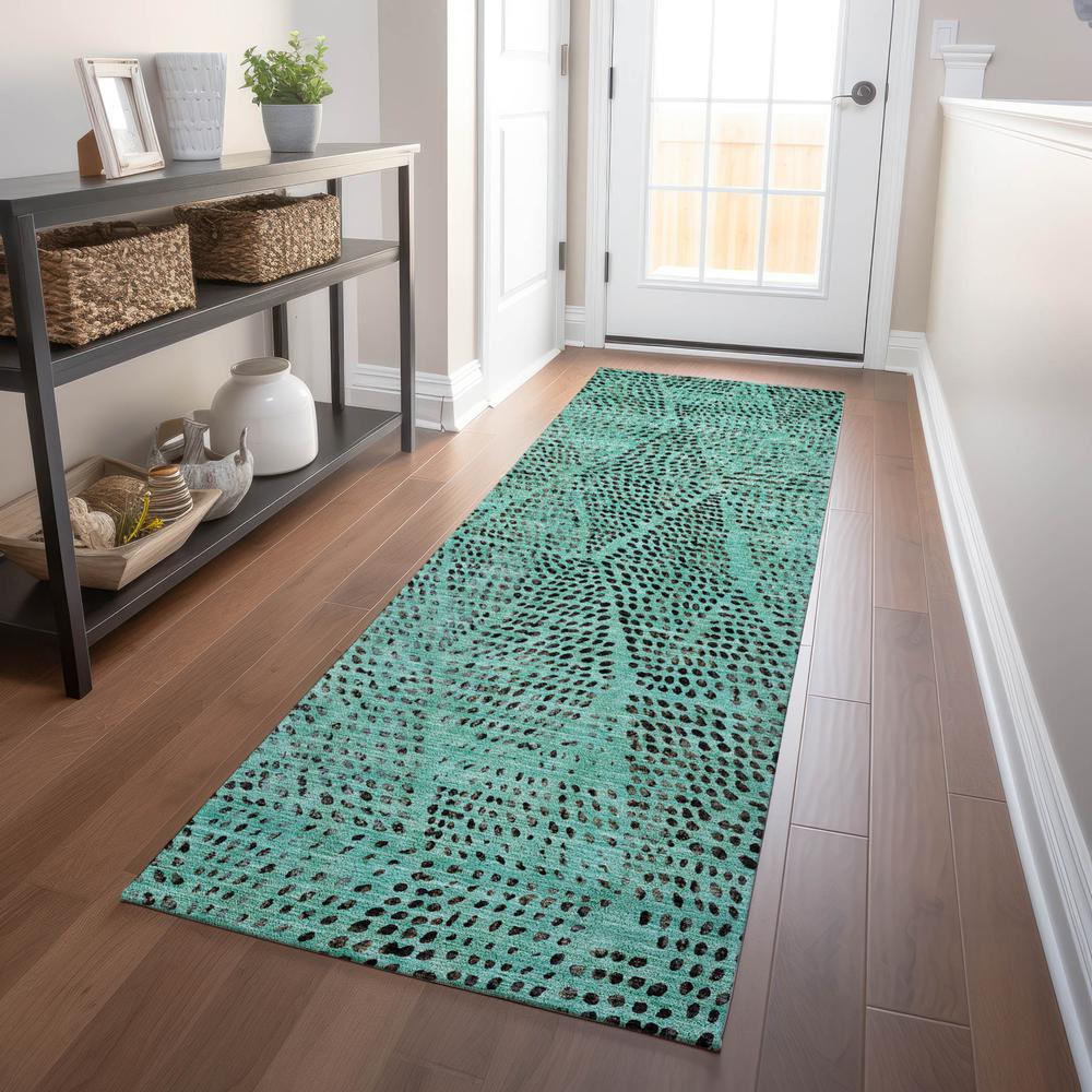 Chantille ACN591 Teal 2'3" x 7'6" Rug. Picture 6