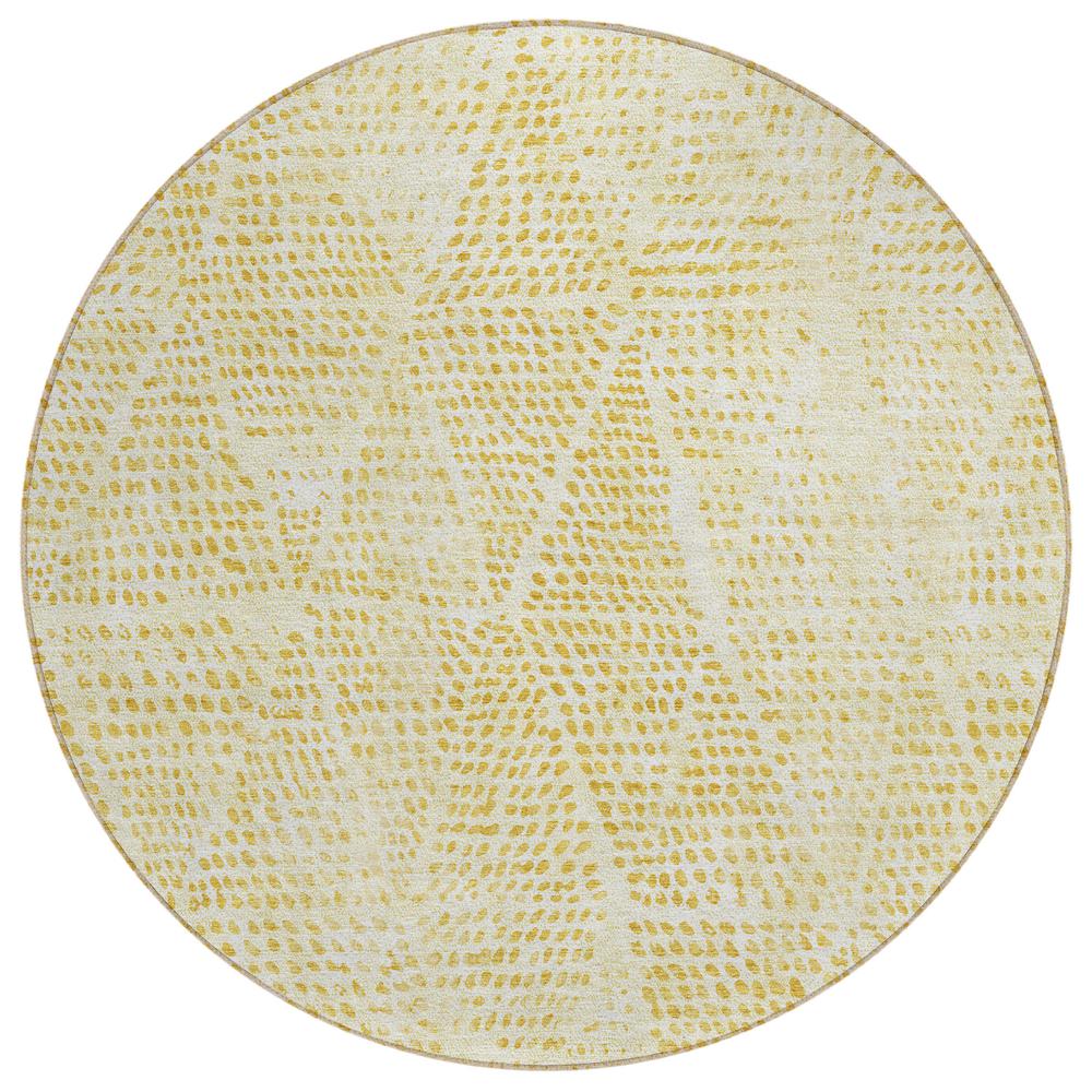 Chantille ACN591 Gold 8' x 8' Rug. Picture 1