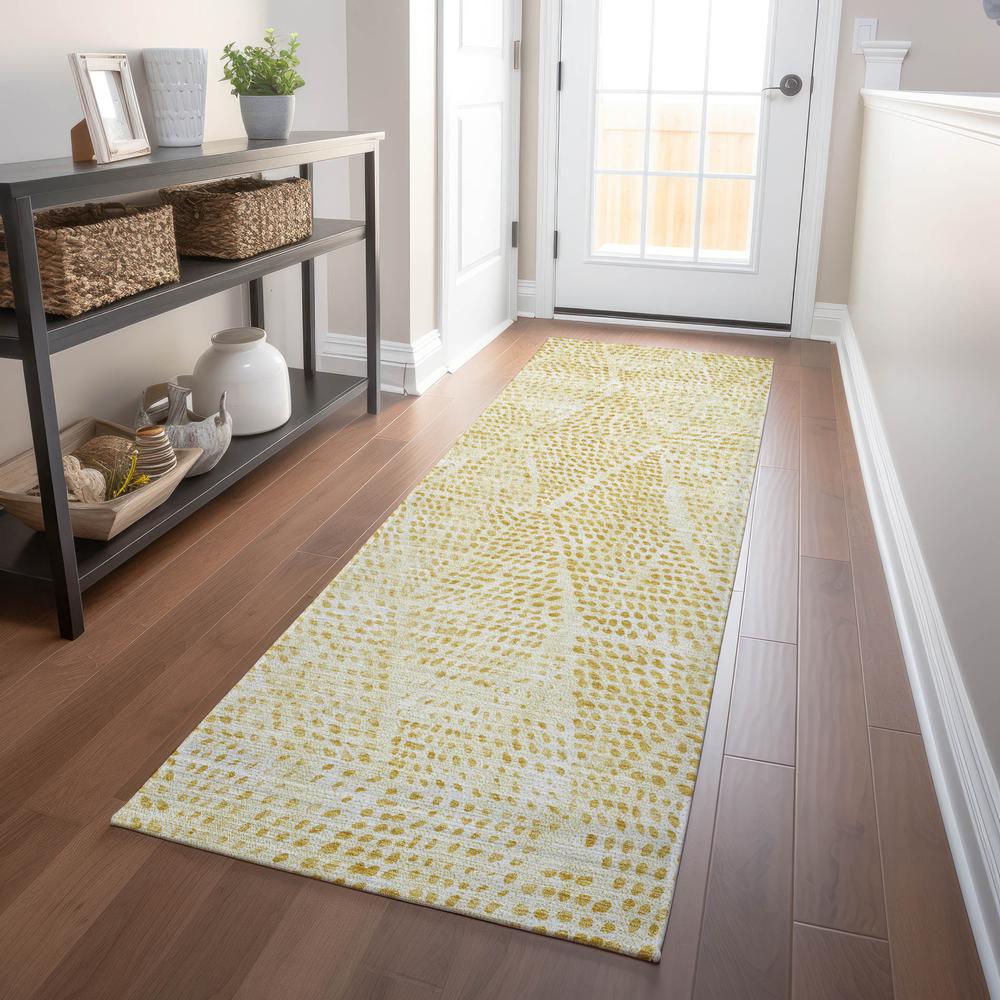 Chantille ACN591 Gold 2'3" x 7'6" Rug. Picture 6