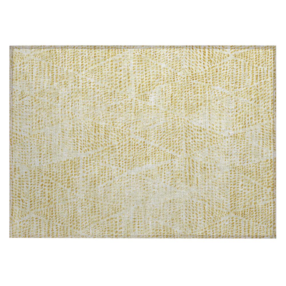 Chantille ACN591 Gold 1'8" x 2'6" Rug. Picture 1