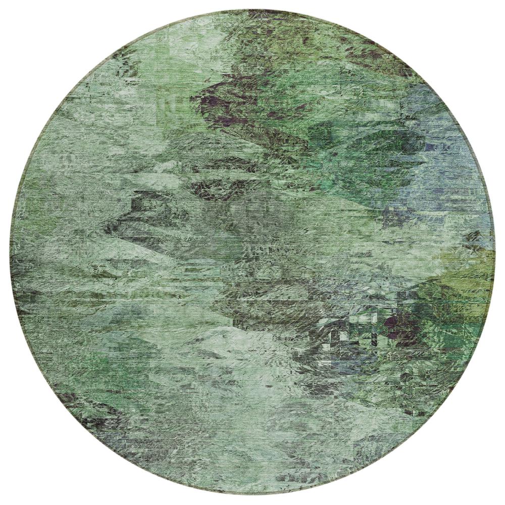 Chantille ACN592 Green 8' x 8' Rug. Picture 1