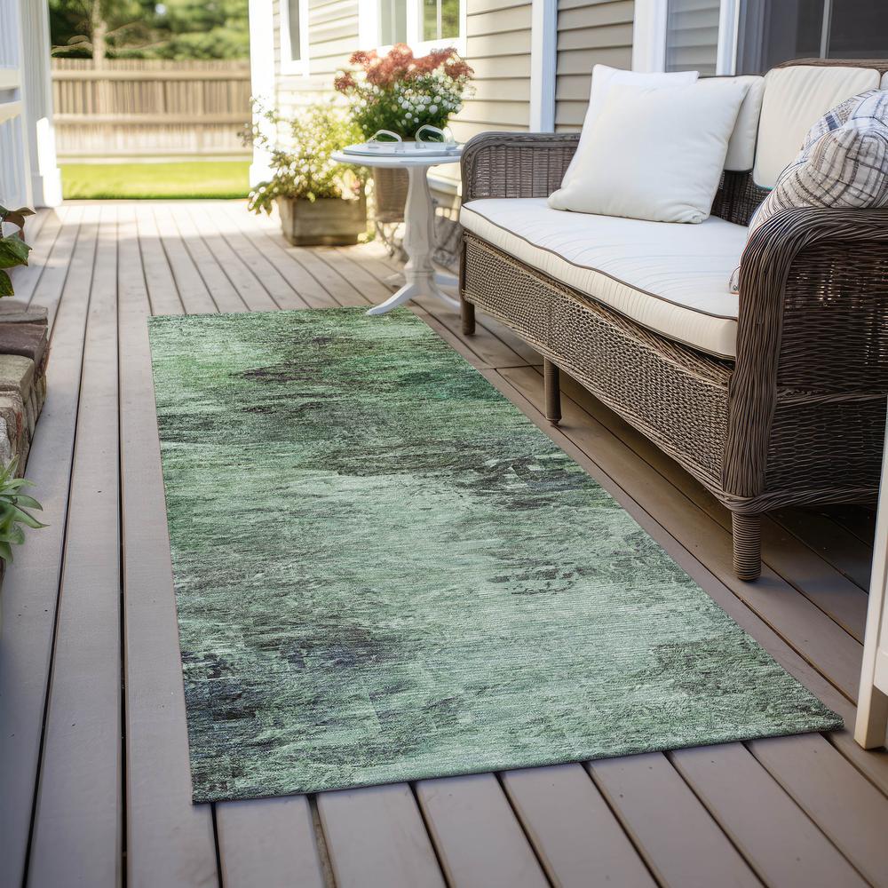 Chantille ACN592 Green 2'3" x 7'6" Rug. Picture 7