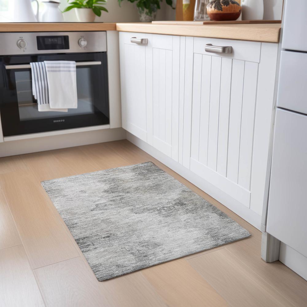 Chantille ACN592 Gray 1'8" x 2'6" Rug. Picture 6