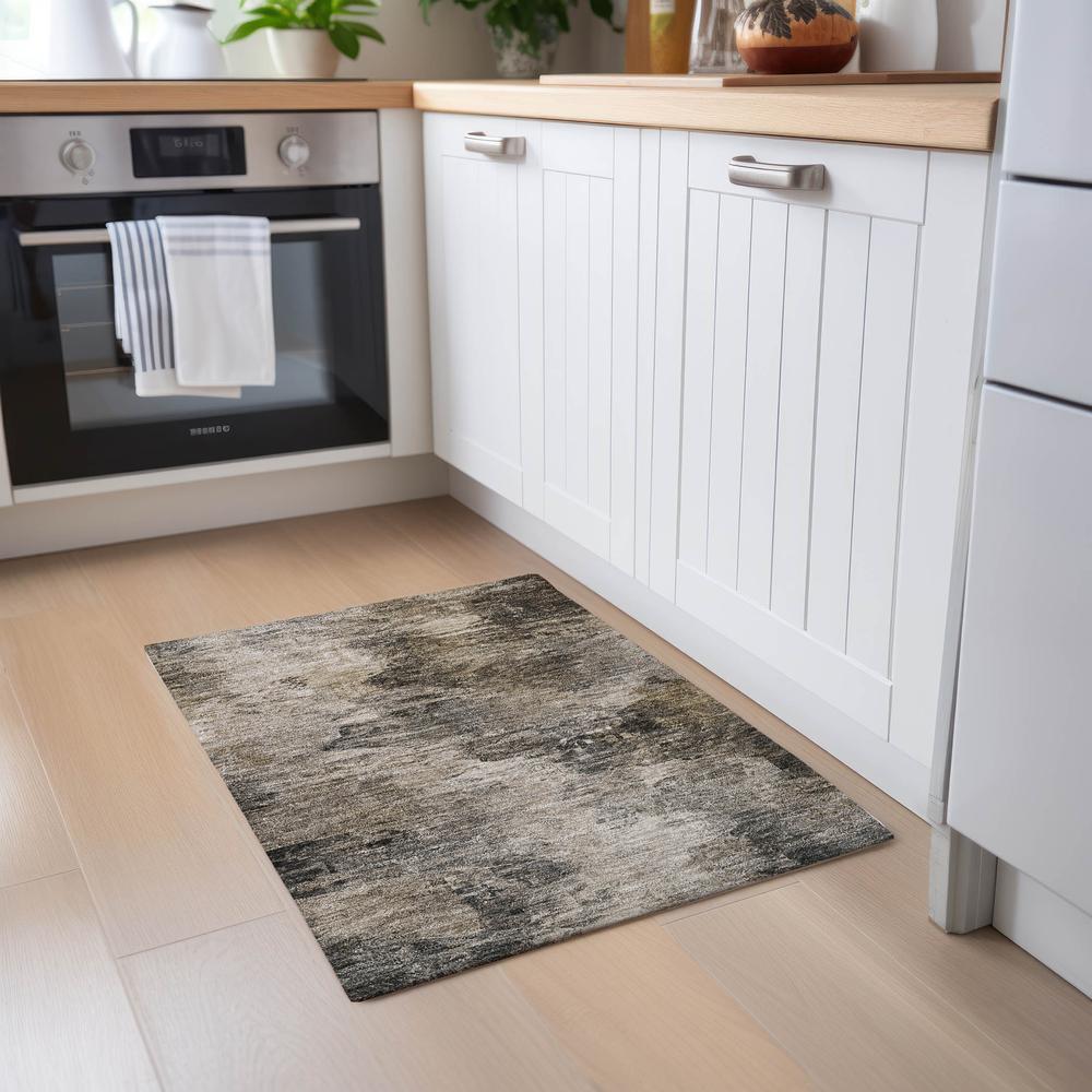 Chantille ACN592 Brown 1'8" x 2'6" Rug. Picture 6