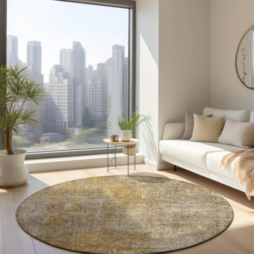 Chantille ACN593 Brown 8' x 8' Rug. Picture 6