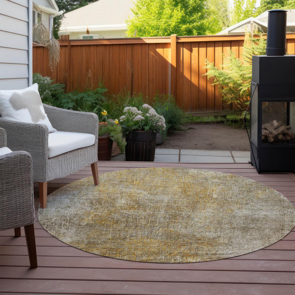 Chantille ACN593 Brown 8' x 8' Rug. Picture 7