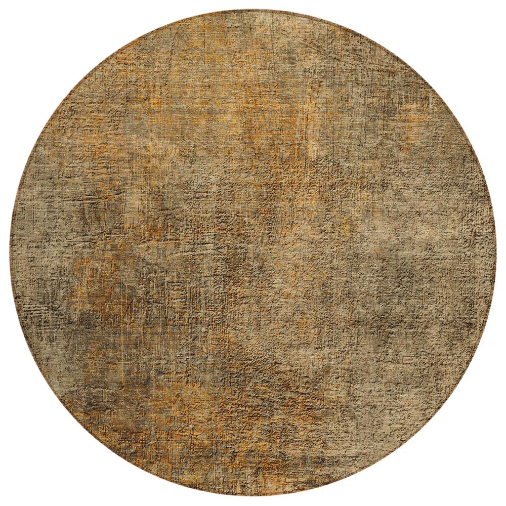 Chantille ACN593 Brown 8' x 8' Rug. Picture 1