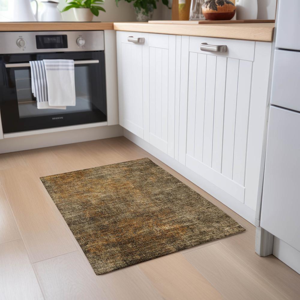 Chantille ACN593 Brown 1'8" x 2'6" Rug. Picture 6