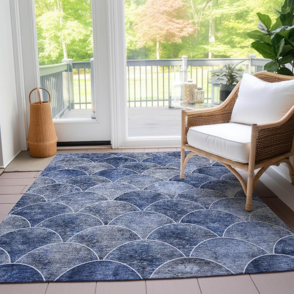 Chantille ACN594 Blue 2'6" x 3'10" Rug. Picture 7