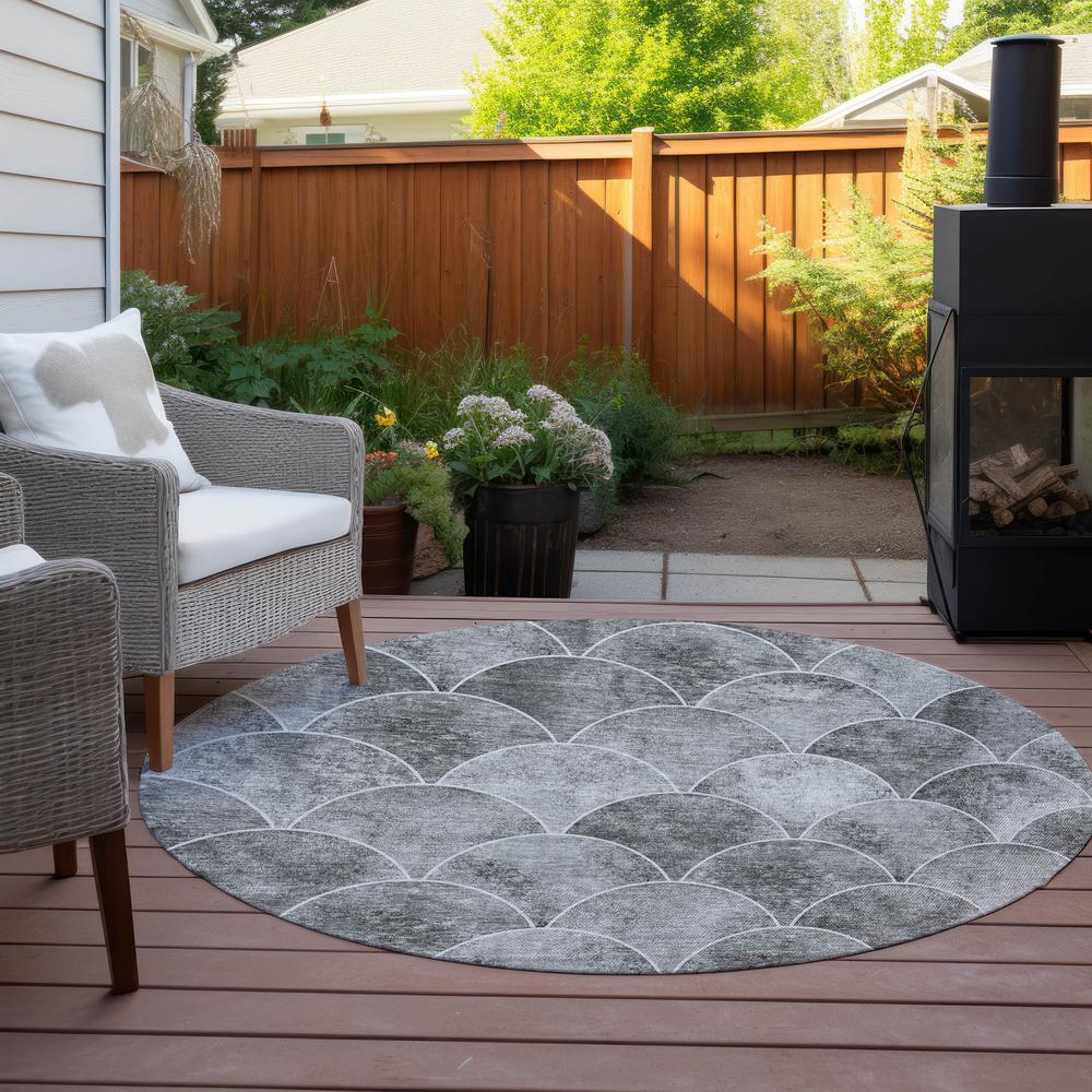 Chantille ACN594 Gray 8' x 8' Rug. Picture 7