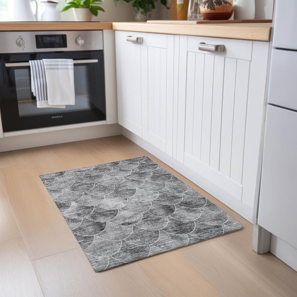 Chantille ACN594 Gray 1'8" x 2'6" Rug. Picture 7