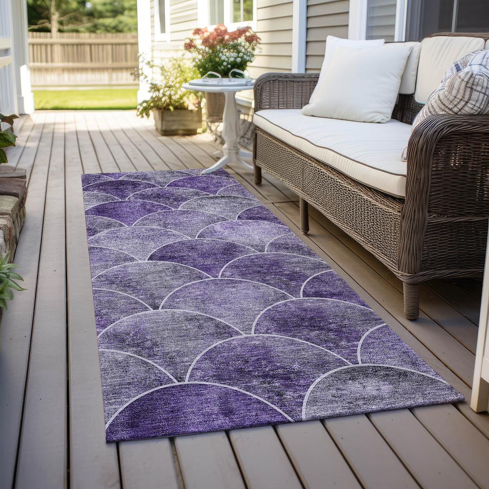 Chantille ACN594 Purple 2'3" x 7'6" Rug. Picture 7