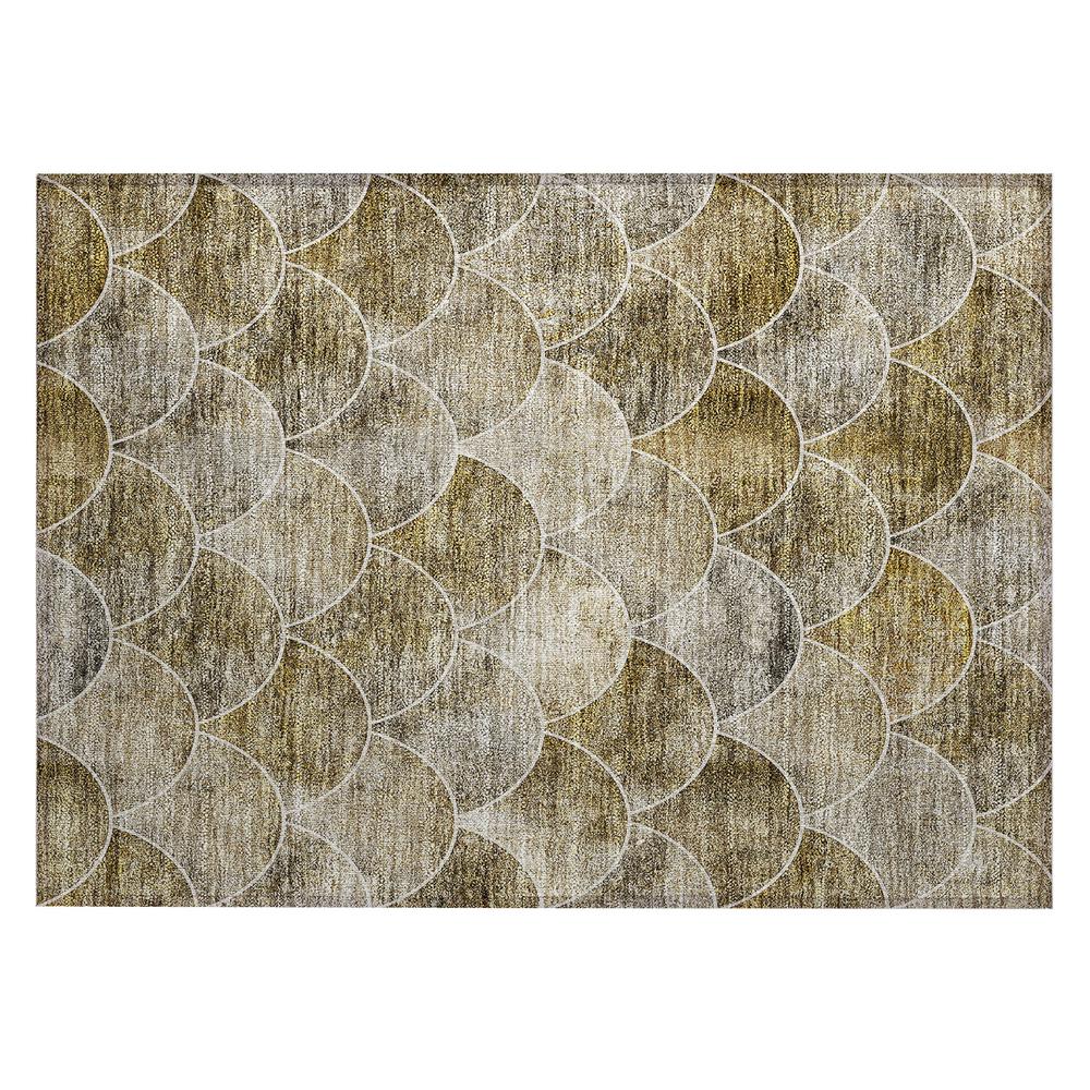 Chantille ACN594 Brown 1'8" x 2'6" Rug. Picture 1