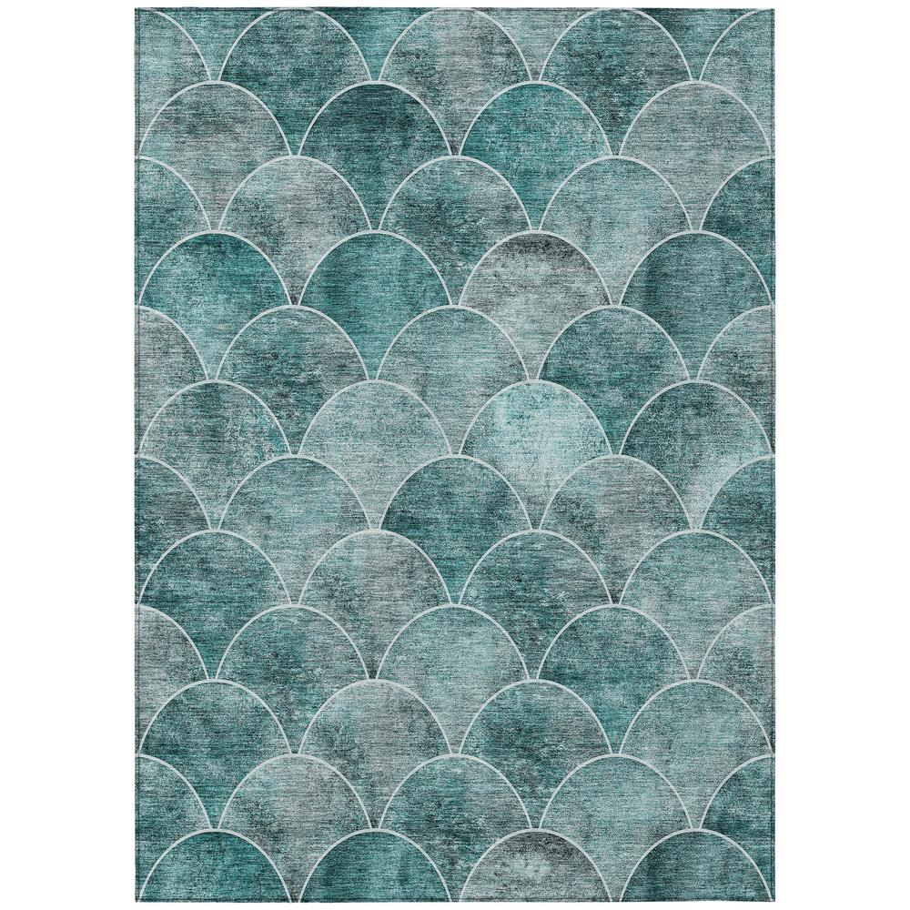 Chantille ACN594 Teal 2'6" x 3'10" Rug. Picture 1
