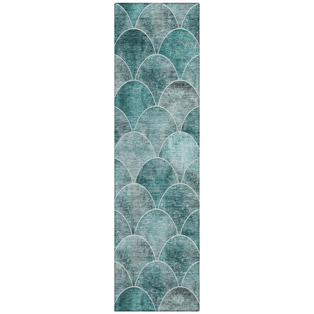 Chantille ACN594 Teal 2'3" x 7'6" Rug. Picture 1