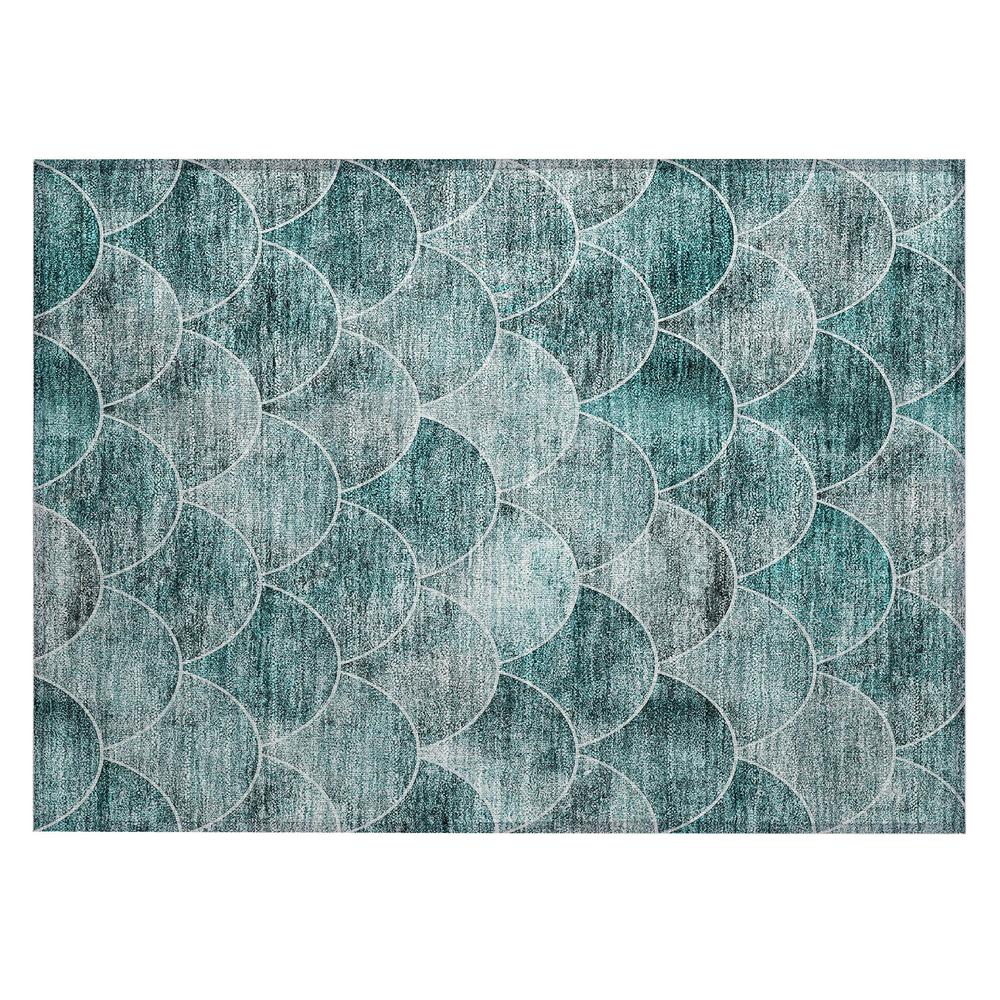 Chantille ACN594 Teal 1'8" x 2'6" Rug. Picture 1