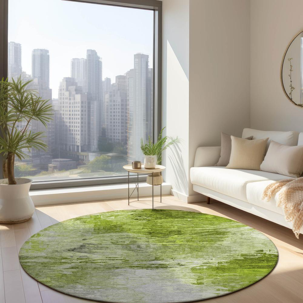 Chantille ACN595 Green 8' x 8' Rug. Picture 6