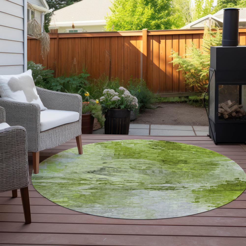 Chantille ACN595 Green 8' x 8' Rug. Picture 7
