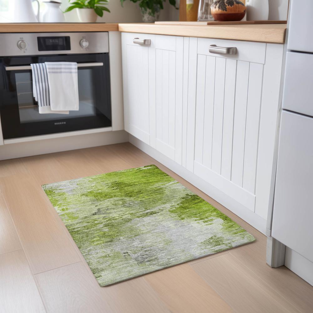 Chantille ACN595 Green 1'8" x 2'6" Rug. Picture 6