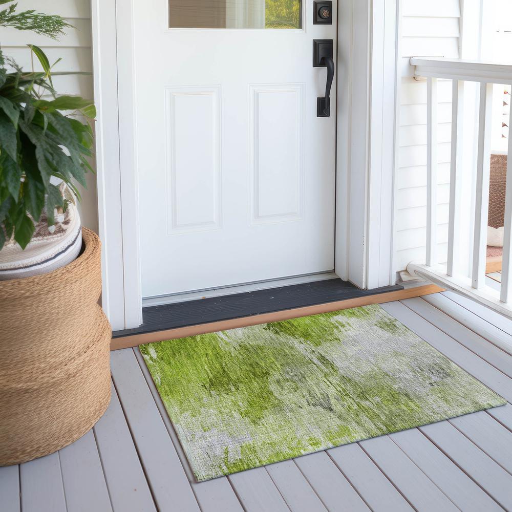 Chantille ACN595 Green 1'8" x 2'6" Rug. Picture 7
