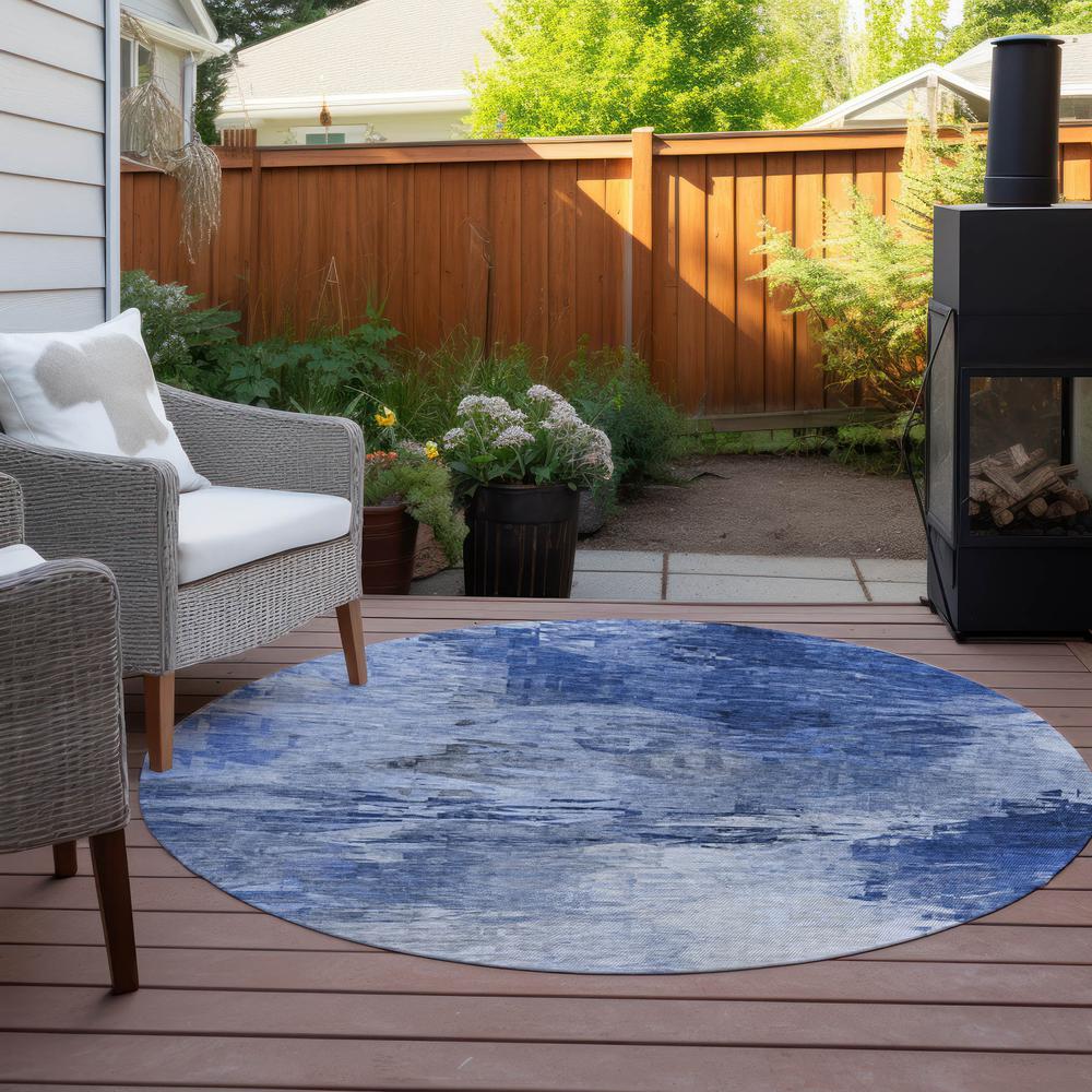 Chantille ACN595 Blue 8' x 8' Rug. Picture 7