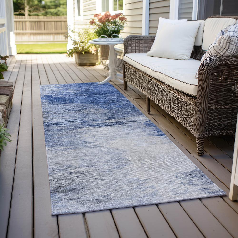 Chantille ACN595 Blue 2'3" x 7'6" Rug. Picture 7