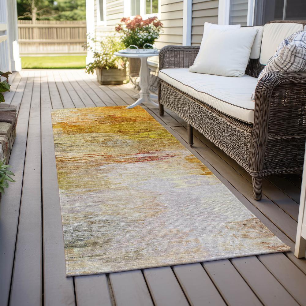 Chantille ACN595 Orange 2'3" x 7'6" Rug. Picture 7