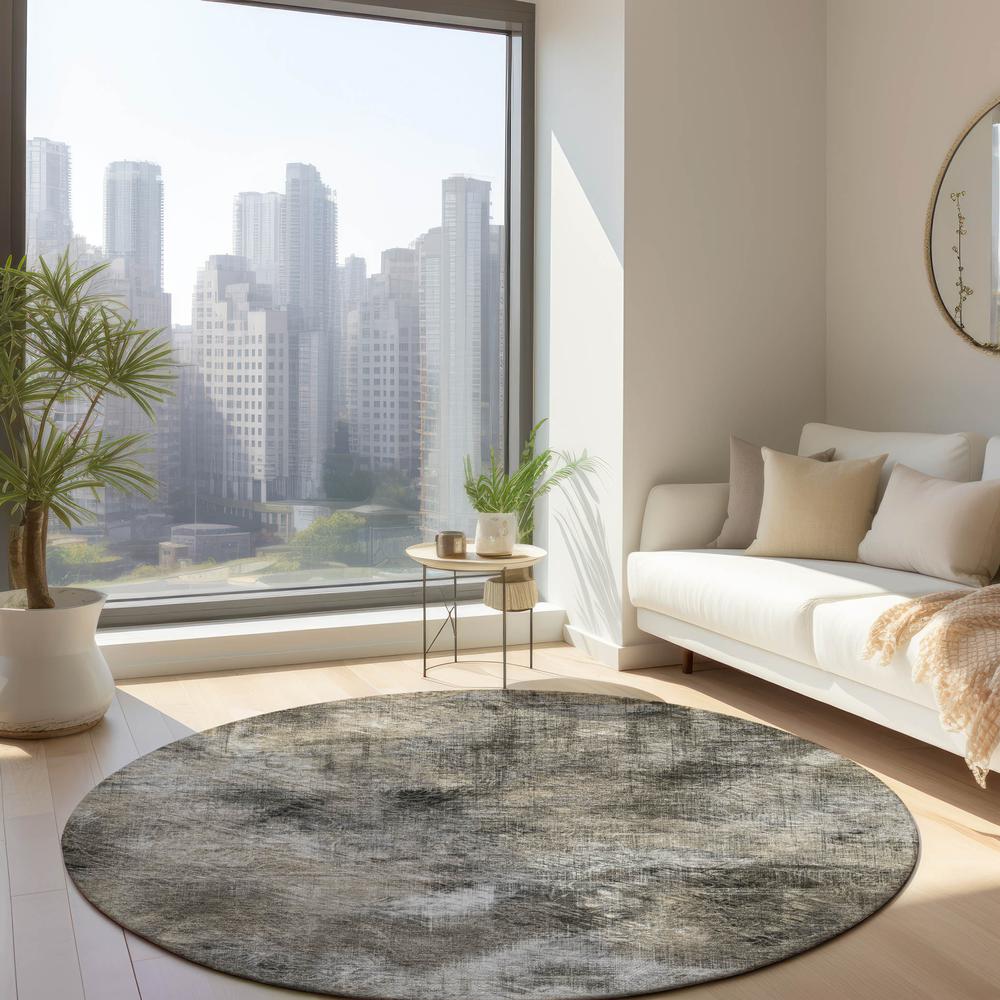 Chantille ACN596 Brown 8' x 8' Rug. Picture 6