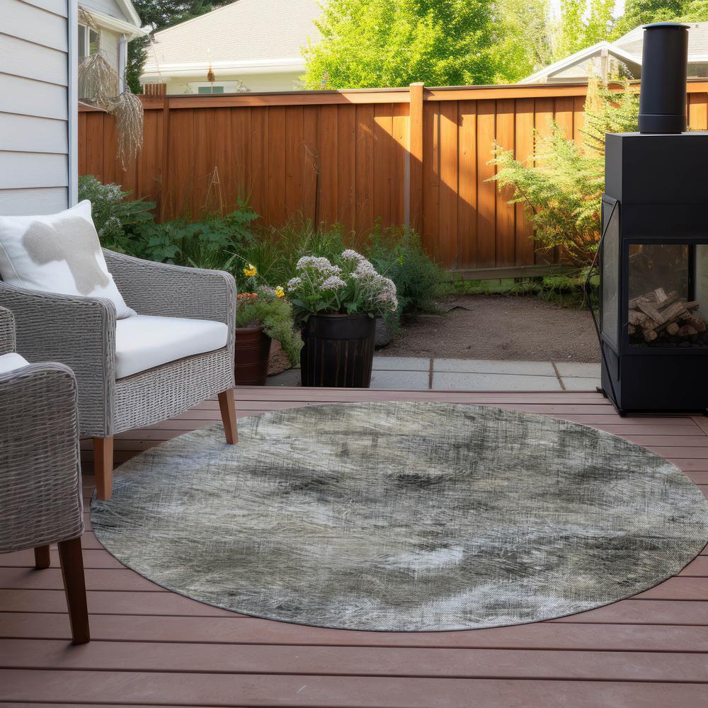 Chantille ACN596 Brown 8' x 8' Rug. Picture 7