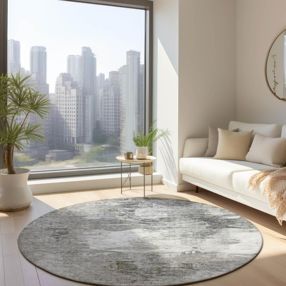 Chantille ACN597 Brown 8' x 8' Rug. Picture 6