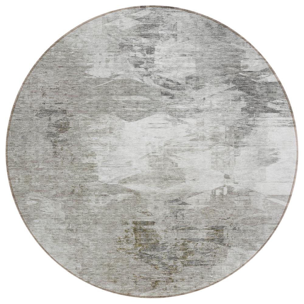 Chantille ACN597 Brown 8' x 8' Rug. Picture 1