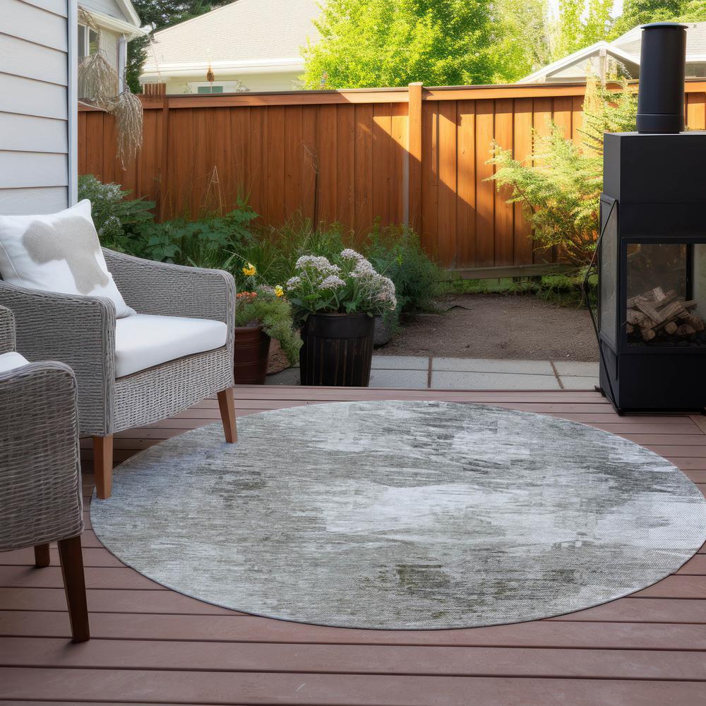 Chantille ACN597 Brown 8' x 8' Rug. Picture 7