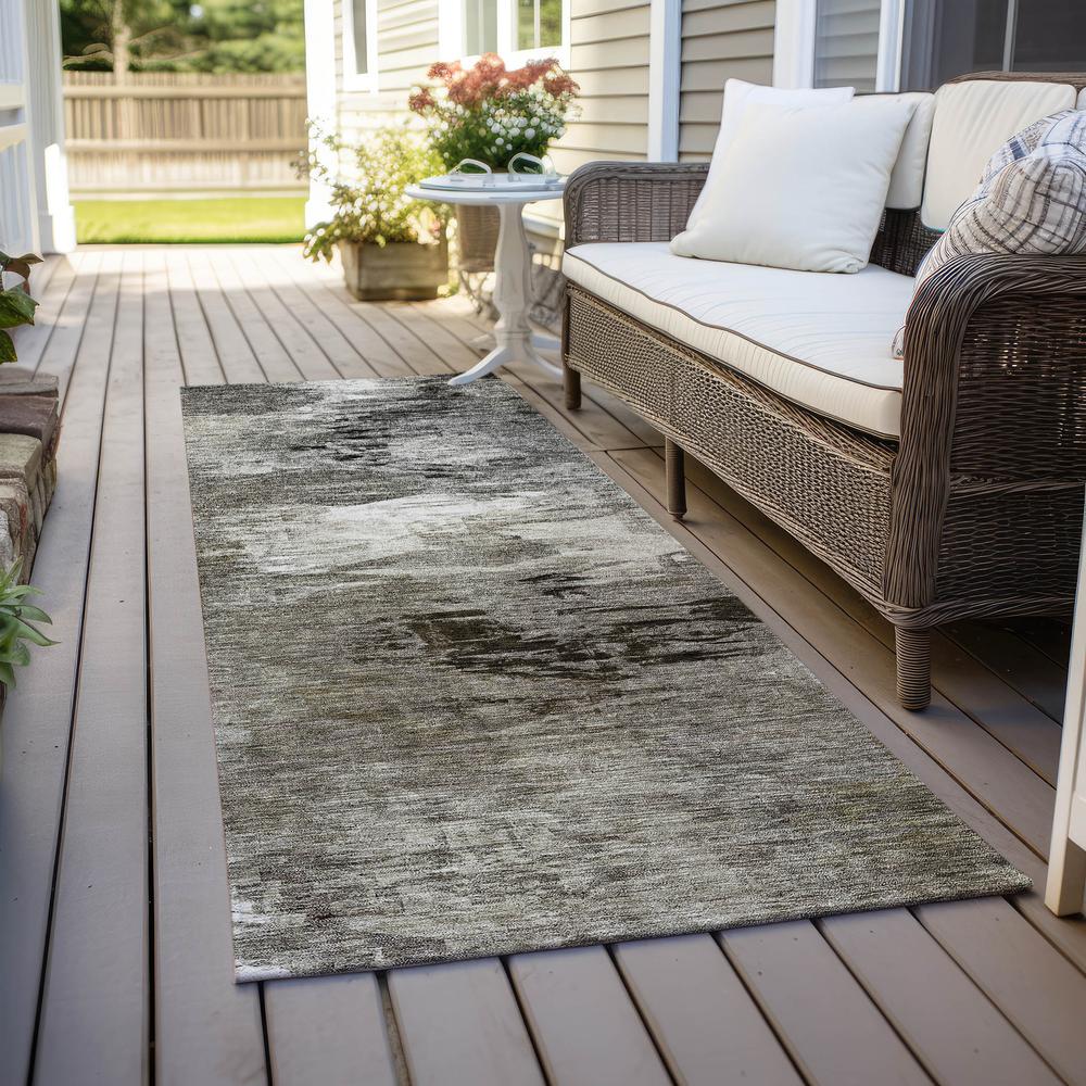 Chantille ACN597 Brown 2'3" x 7'6" Rug. Picture 7
