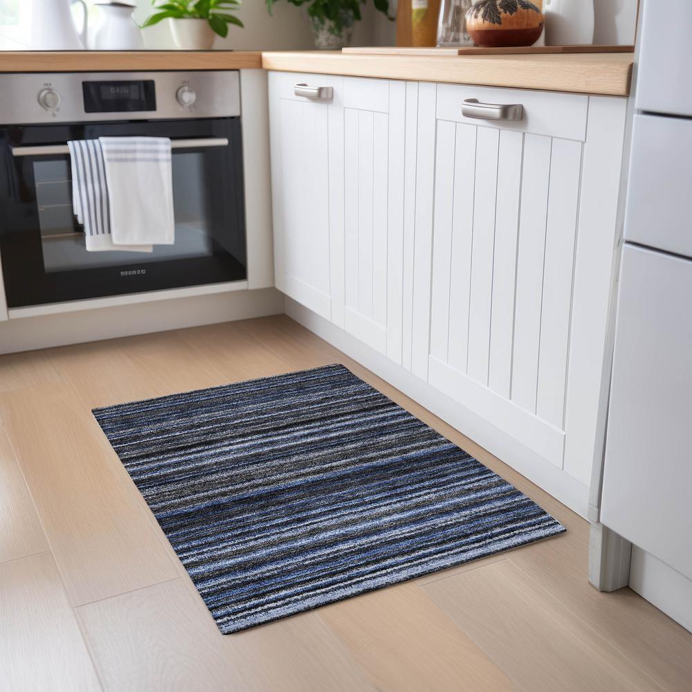 Chantille ACN598 Blue 1'8" x 2'6" Rug. Picture 7