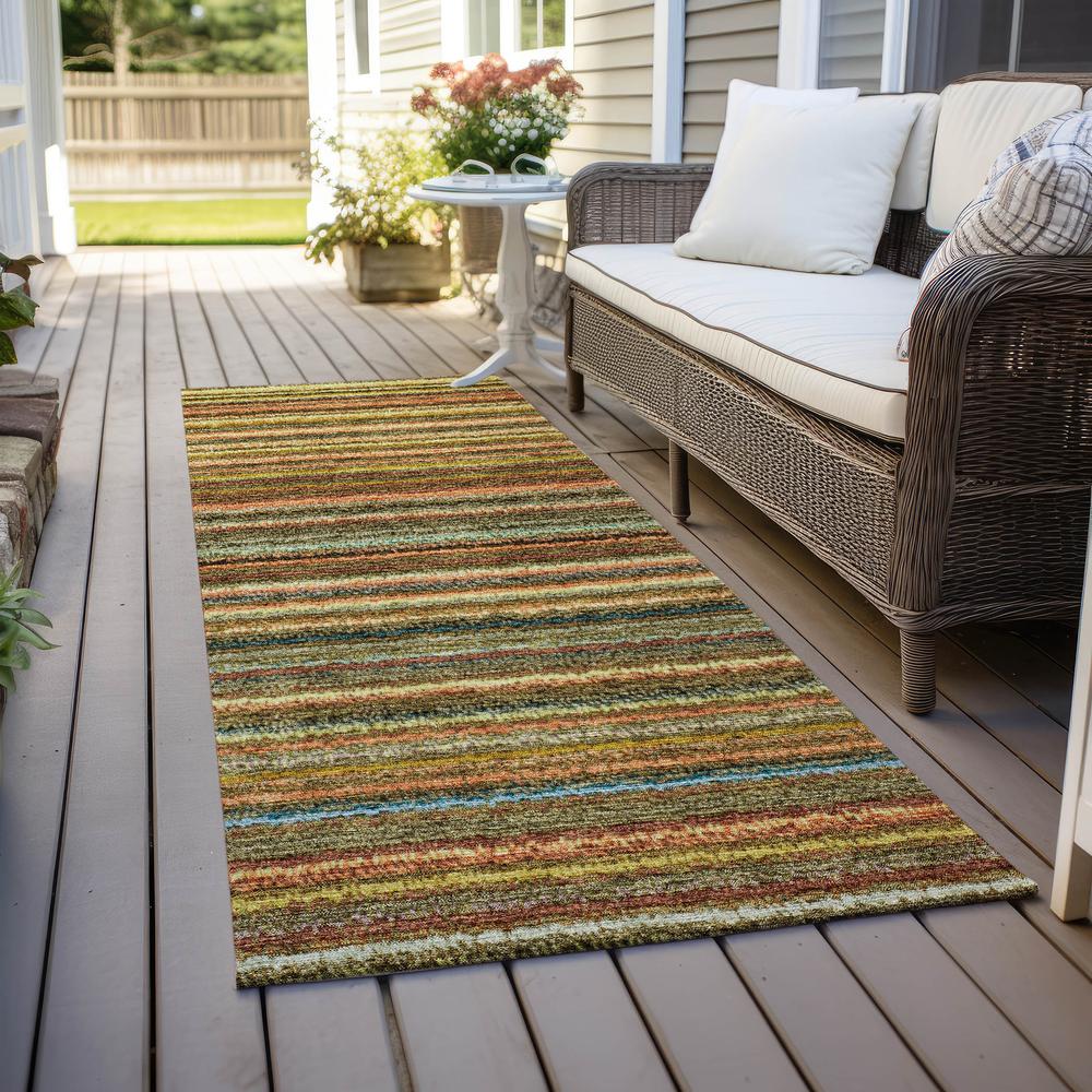 Chantille ACN598 Orange 2'3" x 7'6" Rug. Picture 7