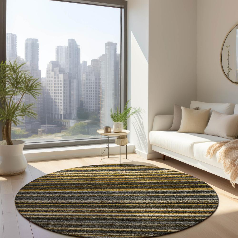 Chantille ACN598 Gold 8' x 8' Rug. Picture 7