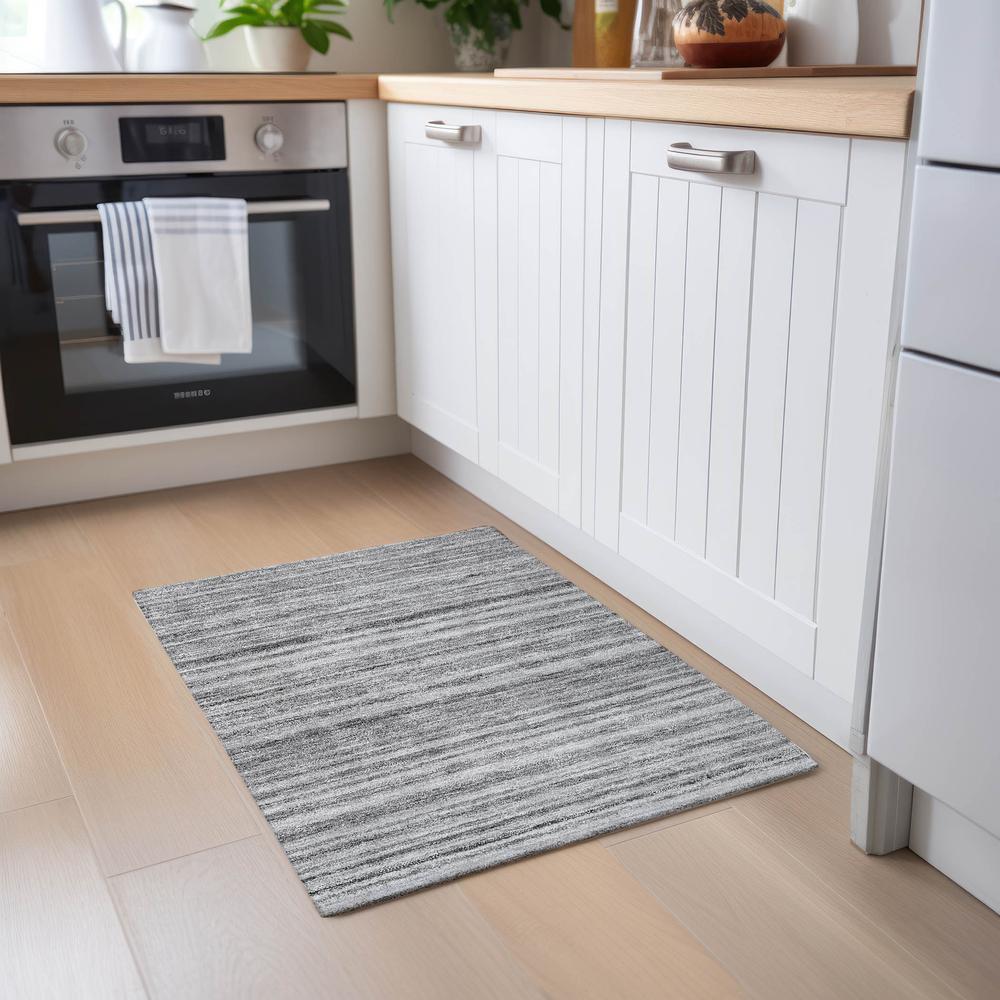 Chantille ACN598 Gray 1'8" x 2'6" Rug. Picture 6