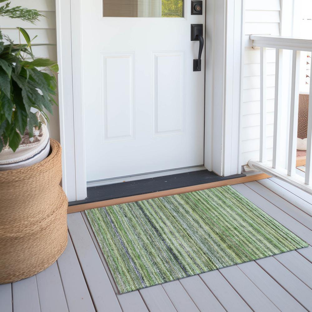 Chantille ACN598 Green 1'8" x 2'6" Rug. Picture 7