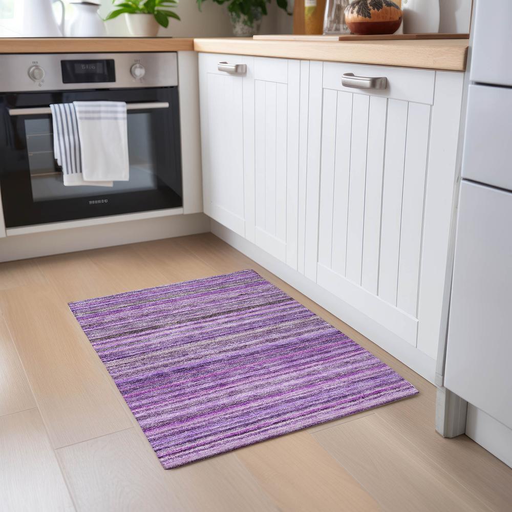 Chantille ACN598 Purple 1'8" x 2'6" Rug. Picture 6