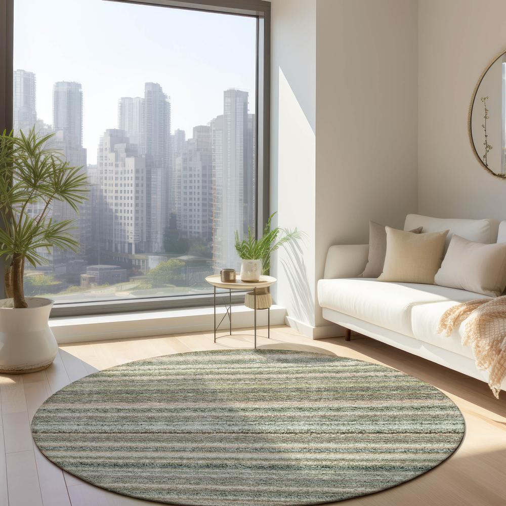 Chantille ACN598 Green 8' x 8' Rug. Picture 6
