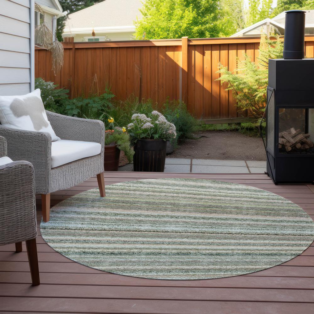 Chantille ACN598 Green 8' x 8' Rug. Picture 7