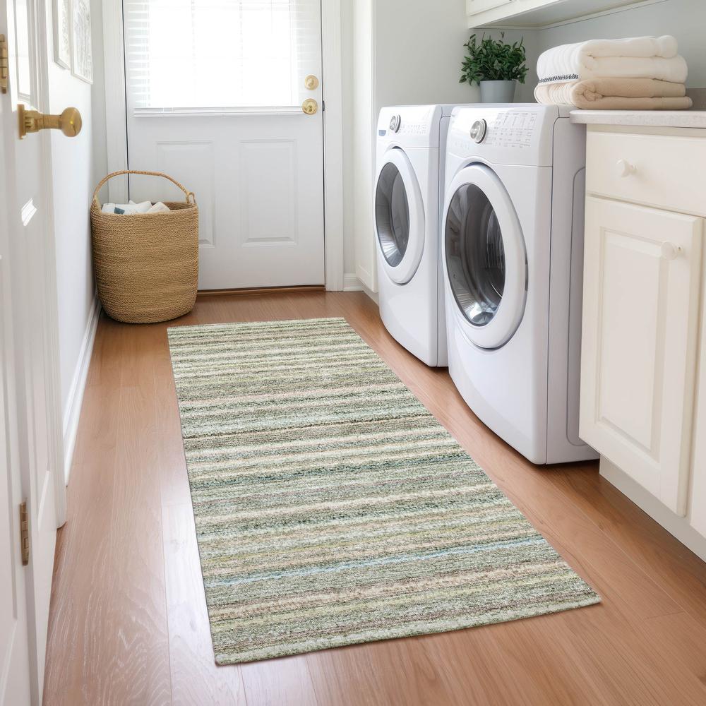 Chantille ACN598 Green 2'3" x 7'6" Rug. Picture 6