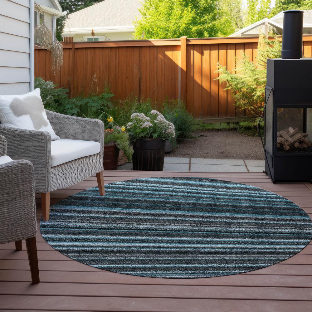 Chantille ACN598 Teal 8' x 8' Rug. Picture 7