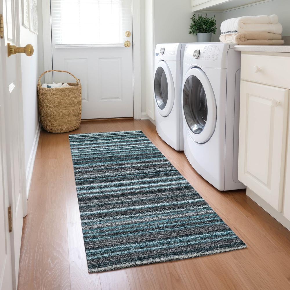 Chantille ACN598 Teal 2'3" x 7'6" Rug. Picture 6